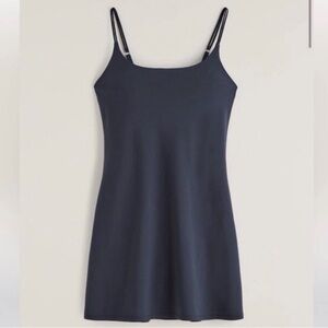 Abercrombie & Fitch Navy Blue Spaghetti Strap Mini Dress